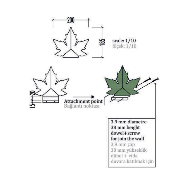 Custom Products — Wall Maple Leaf