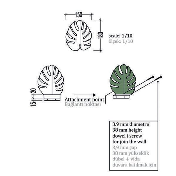 Custom Products — Wall Monstera