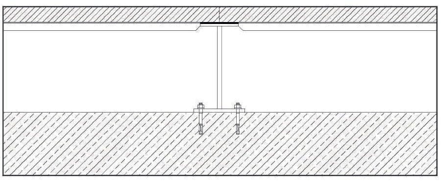 Raised Flooring — RF 001 — Raised floor detail — RF 001